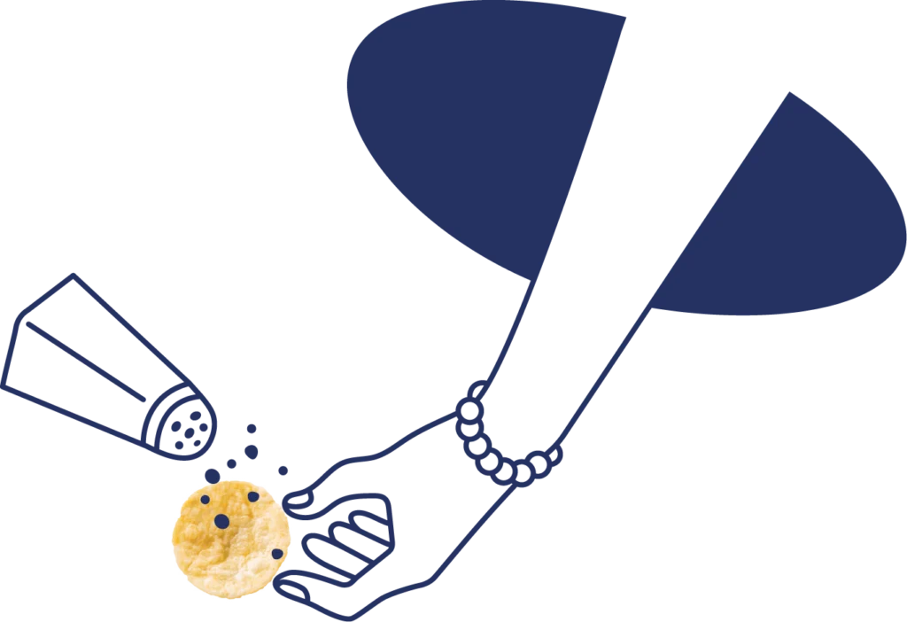 Sea salt illustration